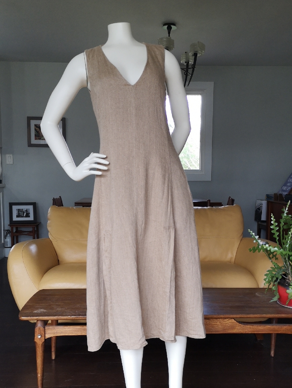 Adolfo Dominguez linen/cotton dress